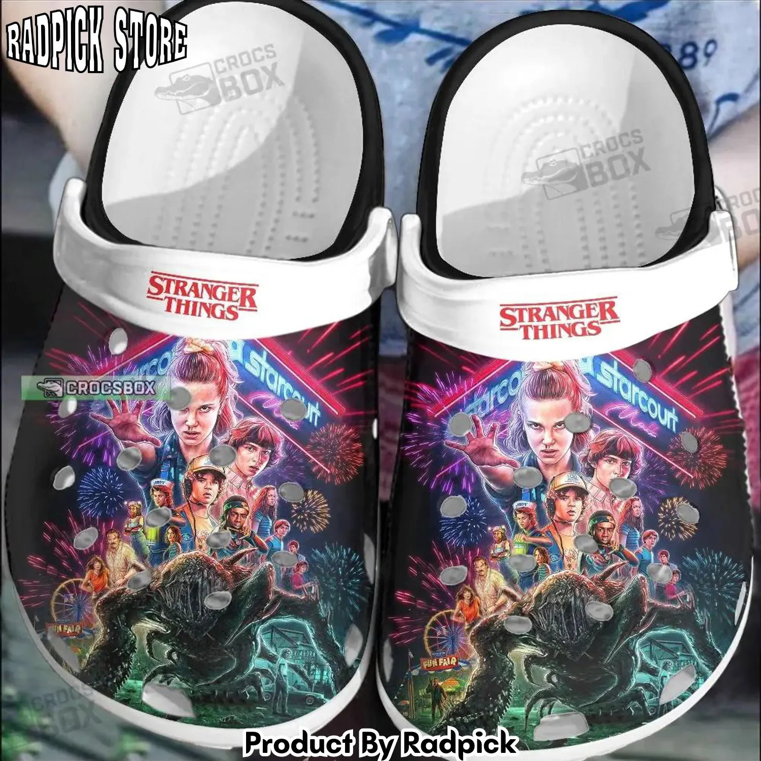 Radpick stranger things adventure crocss shoes rp6521126